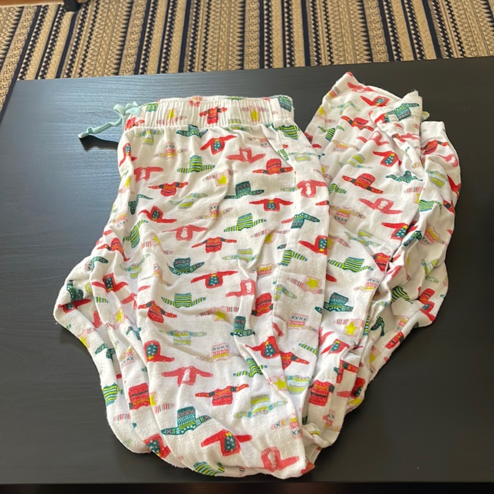 Old navy Christmas sweater pajama pants